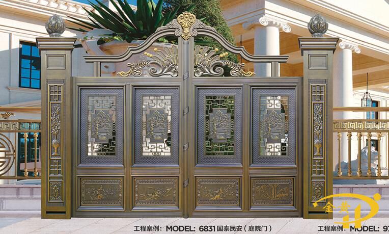 中式庭院大门